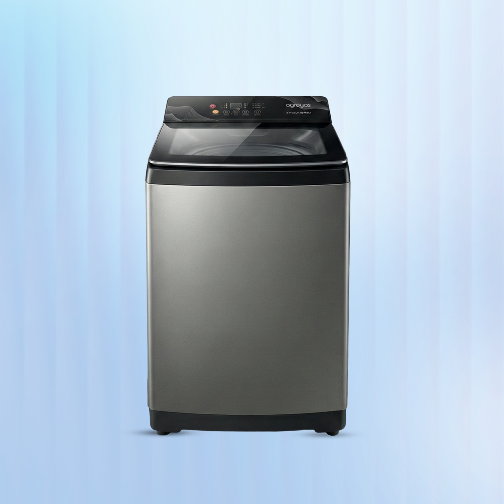 Agreyas 8.5Kg Semi Automatic Washing Machine, Rat Away Technology, Sky Blue | White, 5 Star | M03D